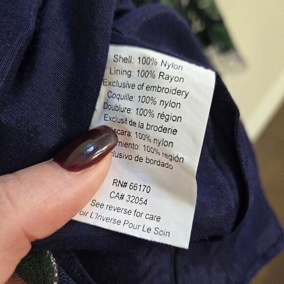 Anthropologie Pankaj & Nidhi Embroidered Fern Dress Size 6 New - Picture 13 of 15